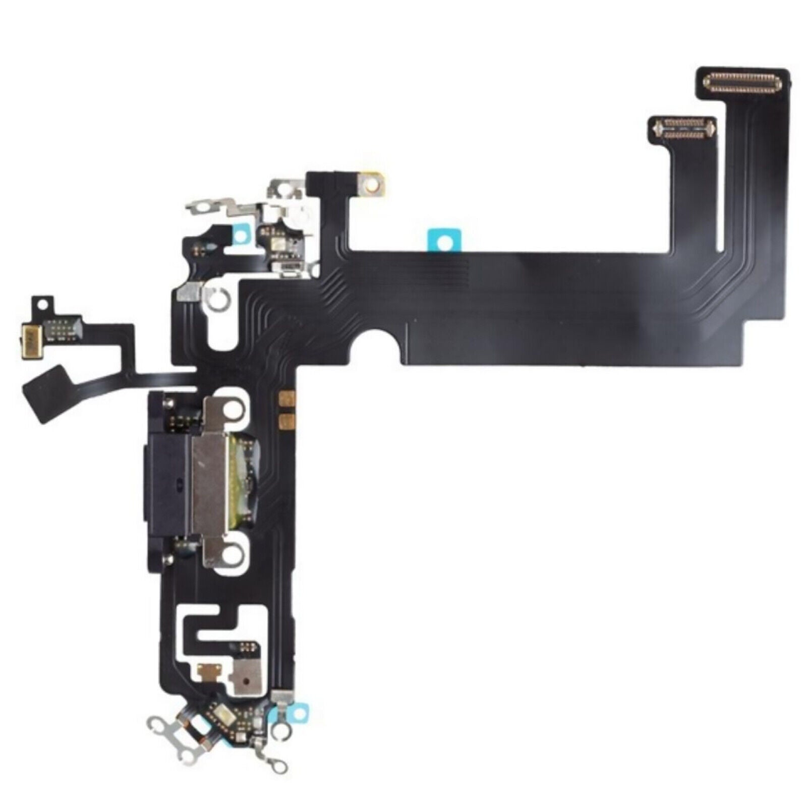 Charging Port With Microphone & Flex For Apple iPhone 12 Mini Blue